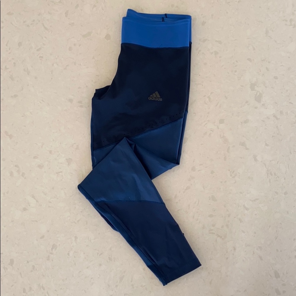 Adidas blue leggings